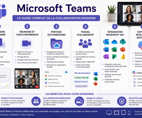 Microsoft Teams : le guide complet pour améliorer la collaboration en entreprise