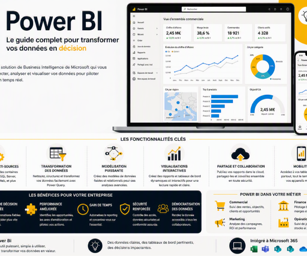 Power BI : le guide complet pour exploiter pleinement vos données