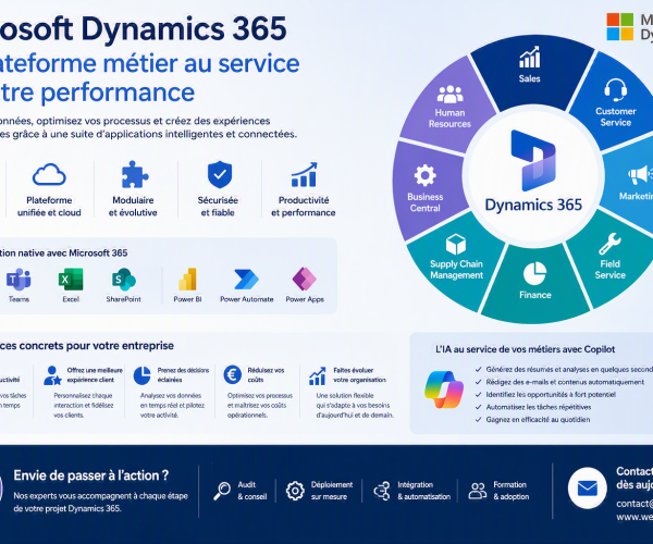 Microsoft Dynamucs 365 La plateforme métier au service de votre performance